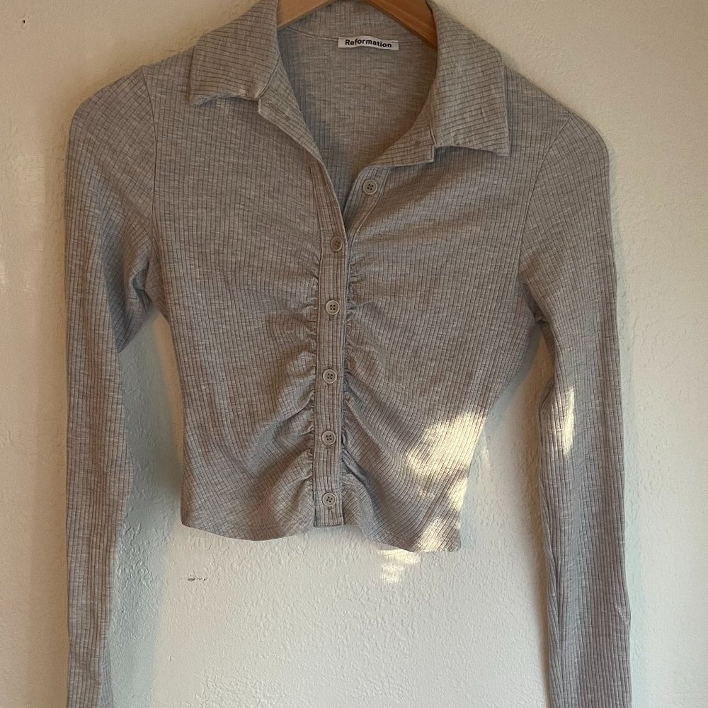 Reformation Elin Knit Top